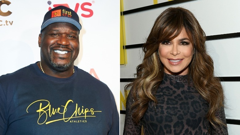 Shaquille O'Neal Paula Abdul 