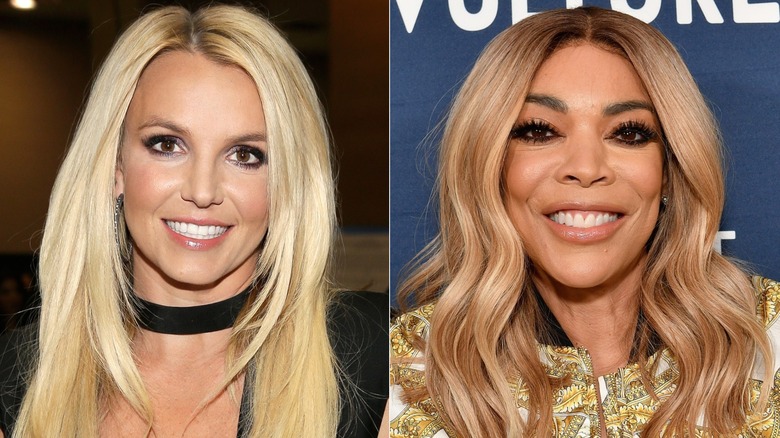 Britney Spears and Wendy Williams smiling