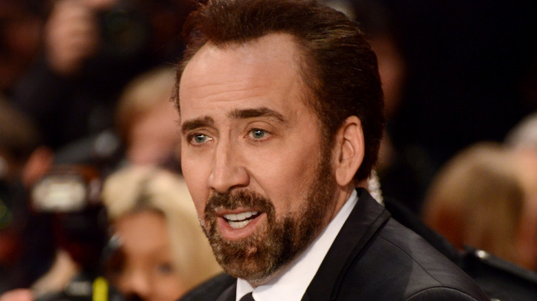 Nicolas Cage posing