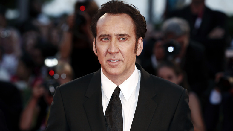 Nicolas Cage posing