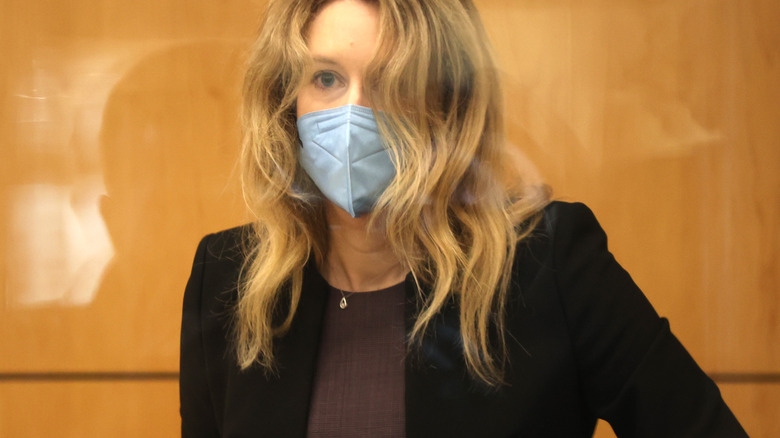 Elizabeth Holmes during her 2021 trial