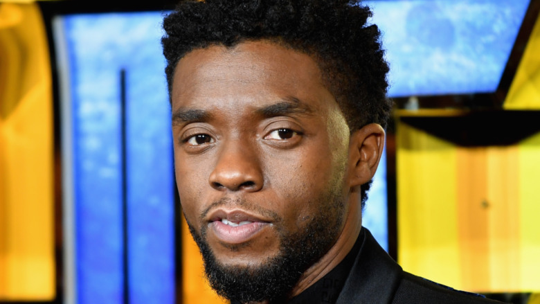 Chadwick Boseman at European Premiere of "Black Panther