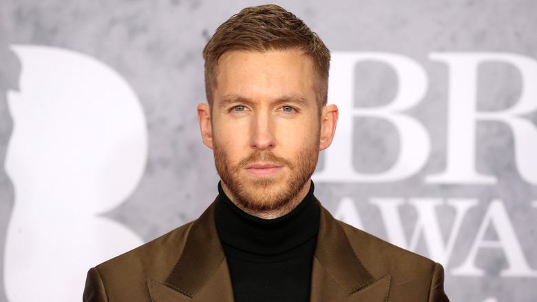 Calvin Harris smirking 