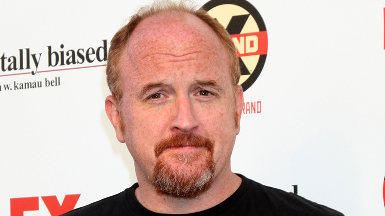 Louis C.K. squinting