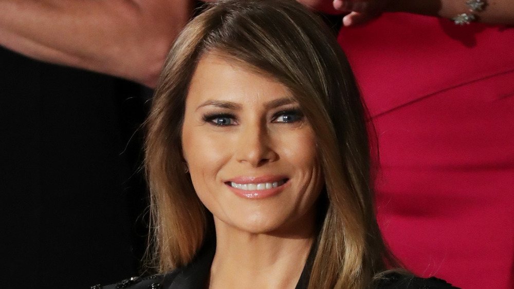 Melania Trump smiling