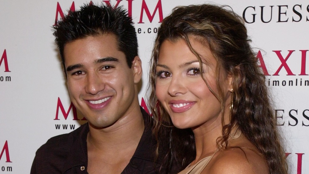 Mario Lopez and Ali Landry at a Maxim magazine event 