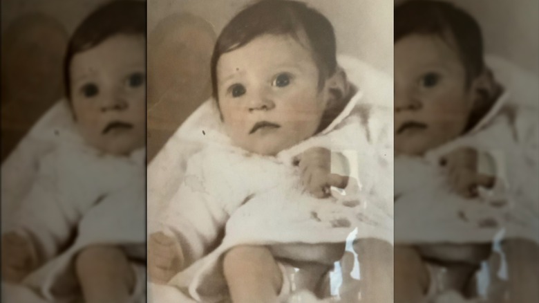 Demi Moore's mother infant photo