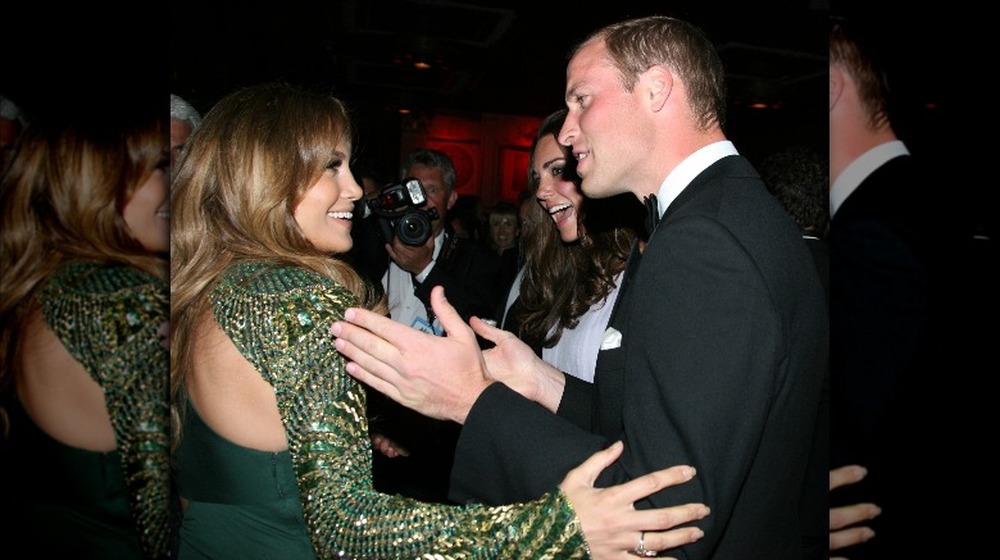 Jennifer Lopez, Kate Middleton and Prince William