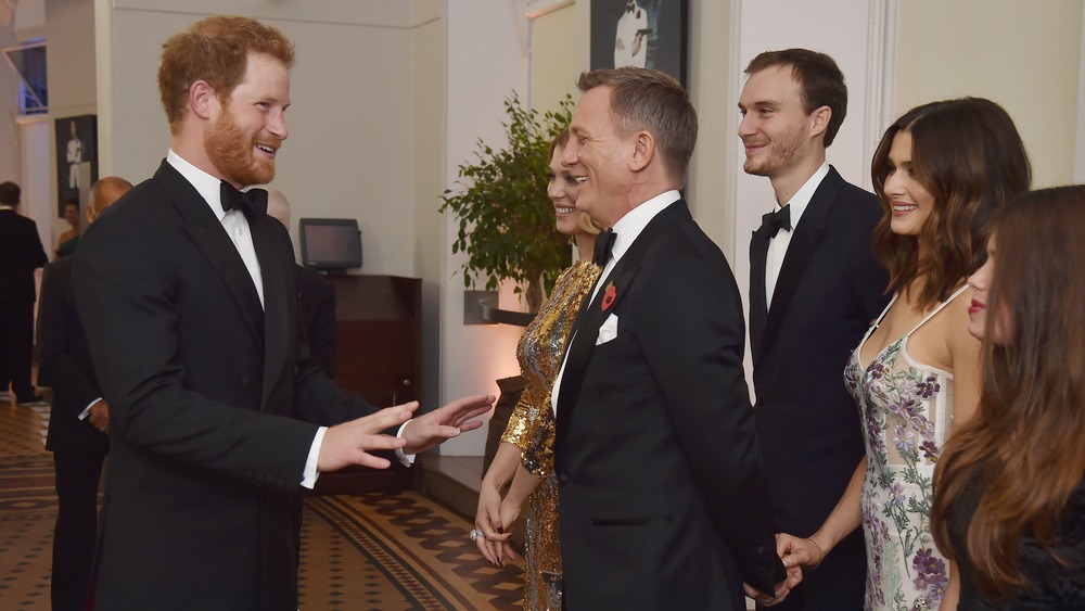 Prince Harry, Daniel Craig and Rachel Weisz