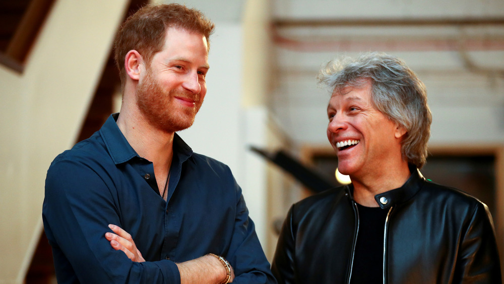 Prince Harry and Jon Bon Jovi