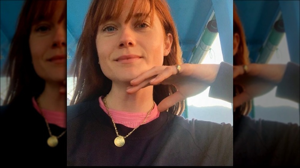 Bonnie Wright in a selfie