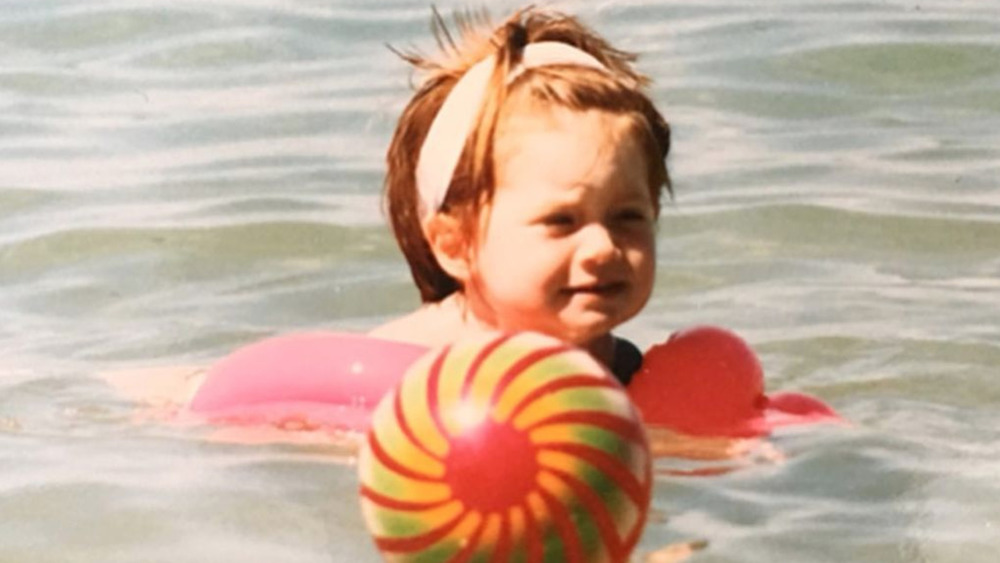 Bonnie Wright as a baby