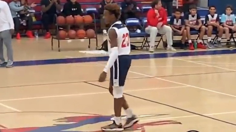 Bronny James plays for Crossroads School