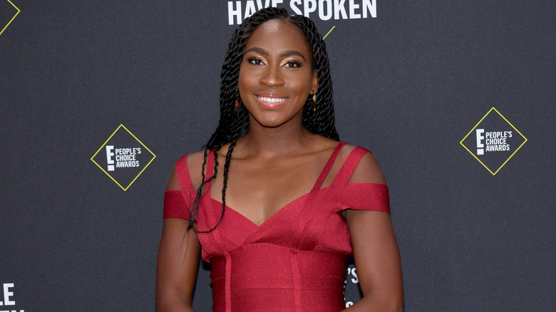 Coco Gauff smiling