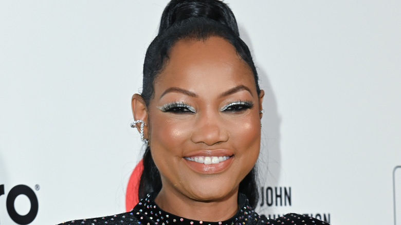 Garcelle Beauvais with a pony tail