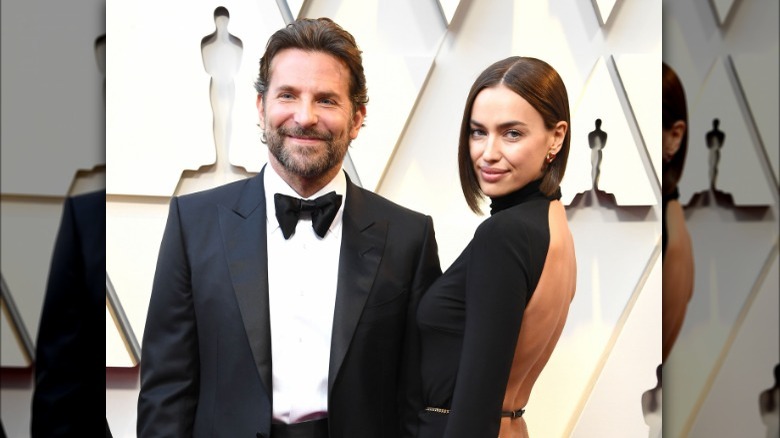 Bradley Cooper Irina Shayk smiling 