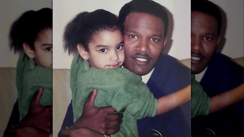 Jamie Foxx poses with his daughter Corinne