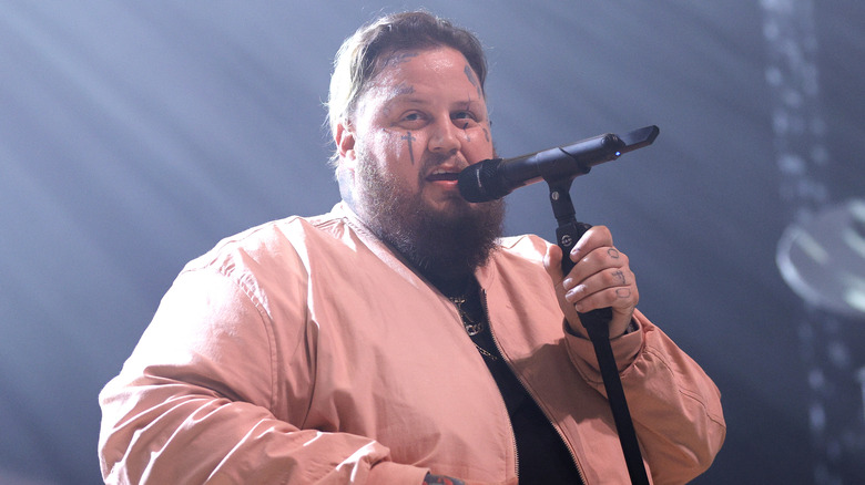 Jelly Roll performing on stage