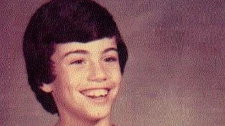 Jimmy Kimmel as a kid smiling