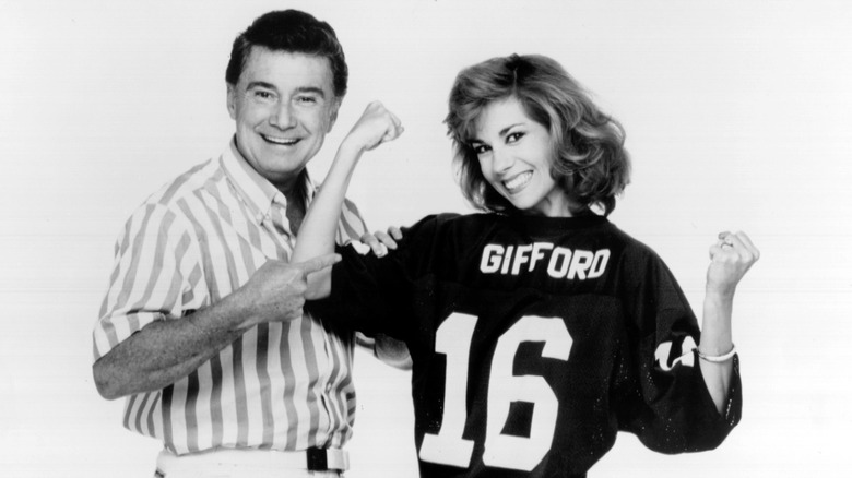 Regis Philbin and Kathie Lee Gifford posing