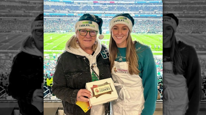 Kylie and Donna Kelce