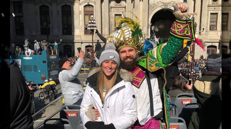 Kylie and Jason Kelce