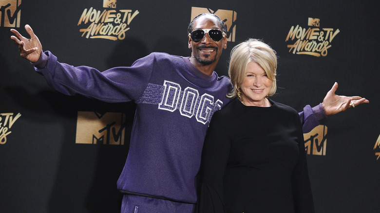 Snoop Dogg and Martha Stewart posing together