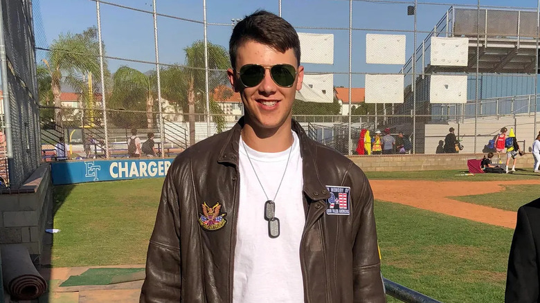 Paul Skenes smiling on the baseball field