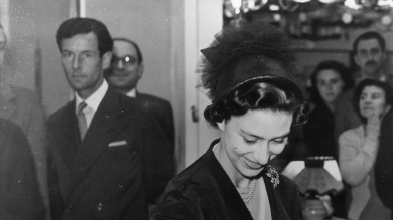 Capt. Peter Townsend and Princess Margaret