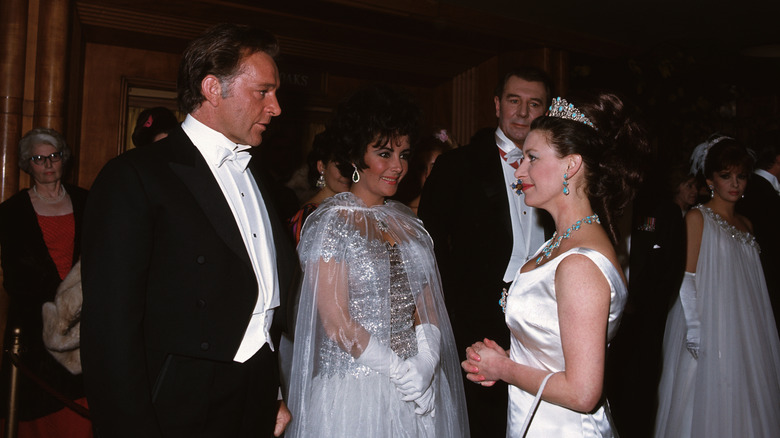 Richard Burton, Elizabeth Taylor and Princess Margaret