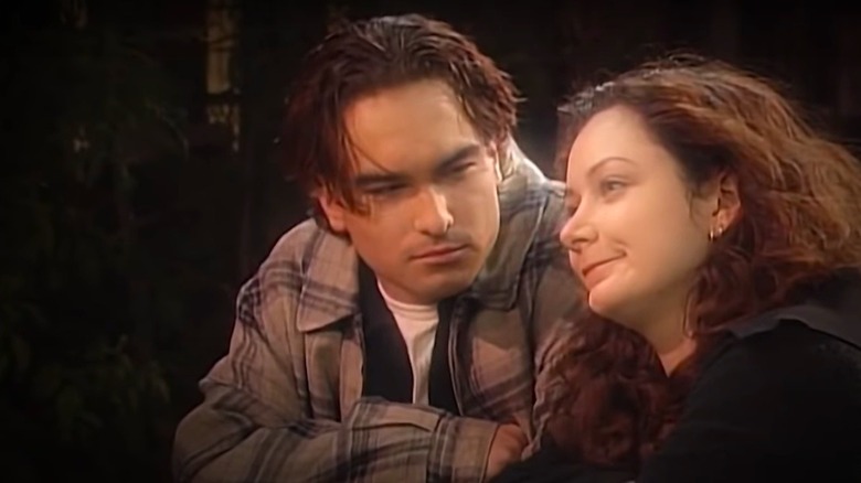 Johnny Galecki and Sara Gilbert