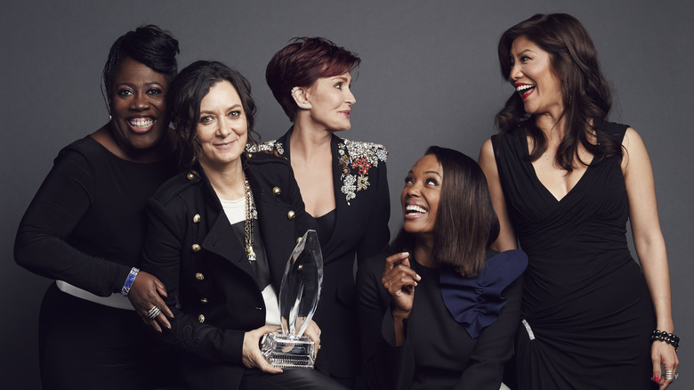 Sara Gilbert and co-hosts of The Talk