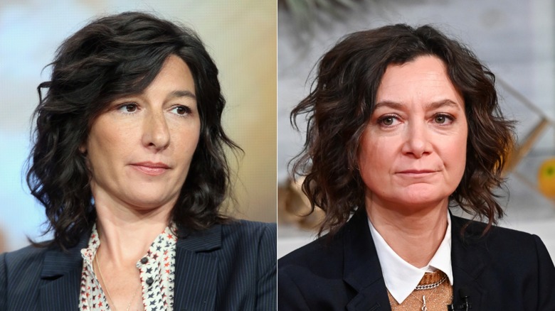 Allison Adler and Sara Gilbert