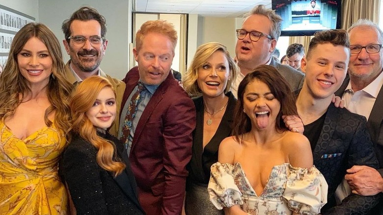 Modern Family cast posing