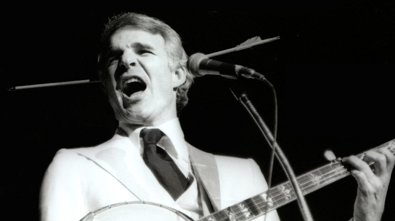 Steve Martin onstage in the 1970s