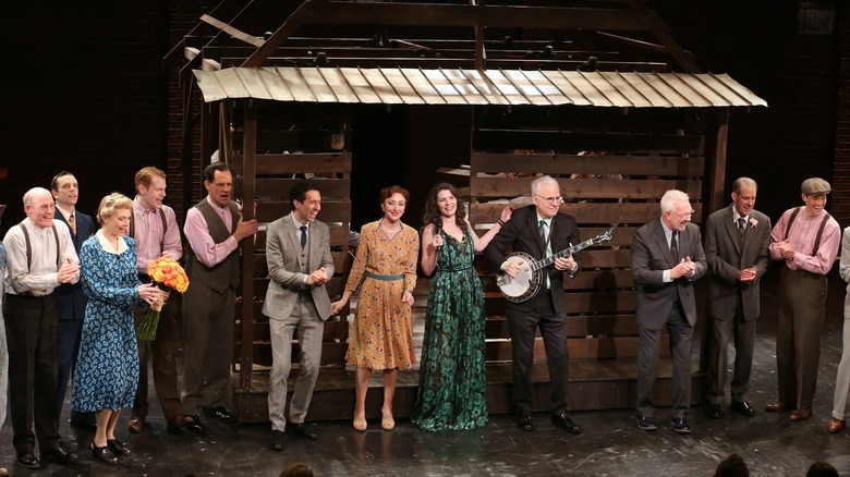 Steve Martin, Edie Brickell and the cast of Bright Star