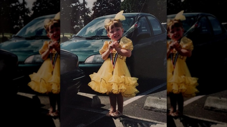 Child Sydney Sweeney smiling