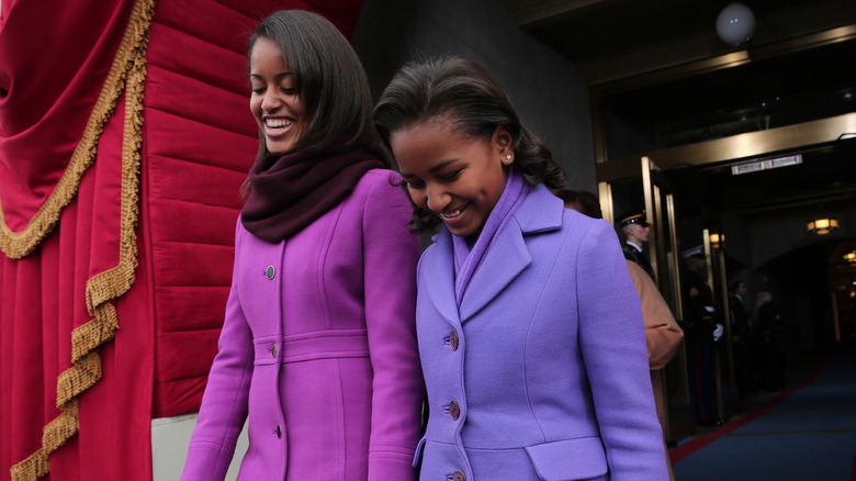 Malia and Sasha Obama