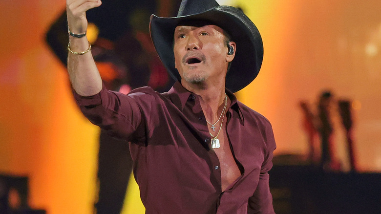 Tim McGraw on stage