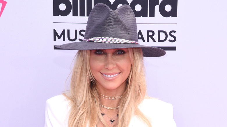 Tish Cyrus smiling at the 2017 Billboard Music Awards