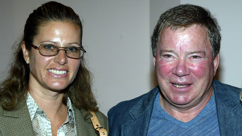 William Shatner and wife Nerine smiling