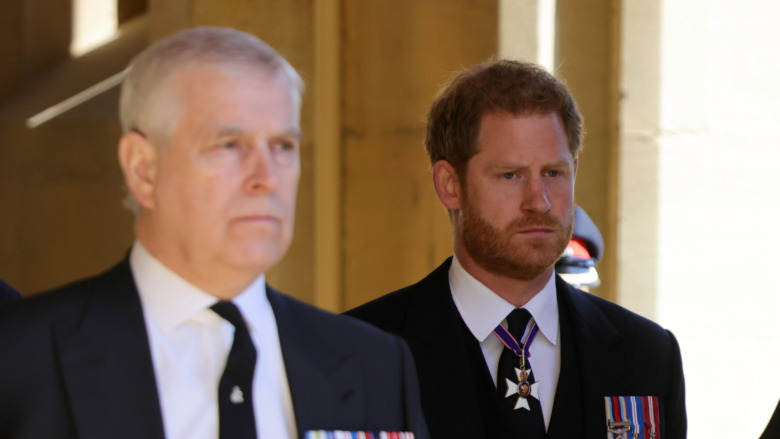 Prince Andrew and Prince Harry