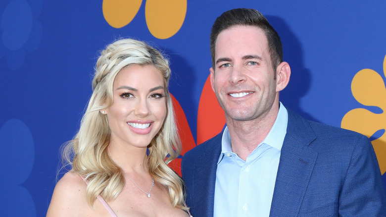 Heather Rae Young and Tarek El Moussa on the red carpet