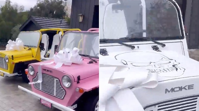 Kardashian Jenner MOKE cars Christmas present