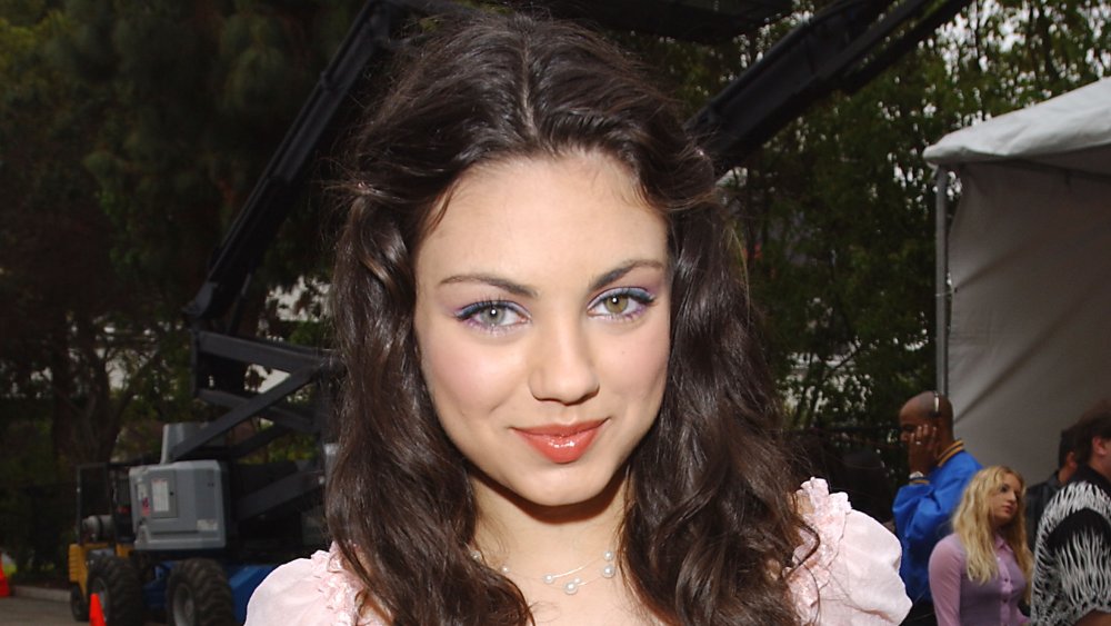 A 19-year-old Mila Kunis at a concert in 2002