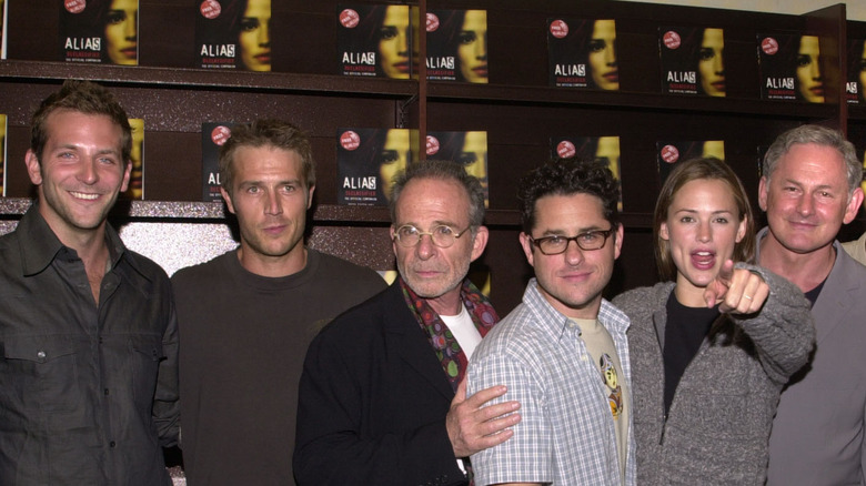 Cast of Alias posing at event