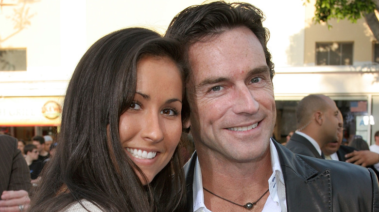 Jeff Probst and Julie Berry smile 