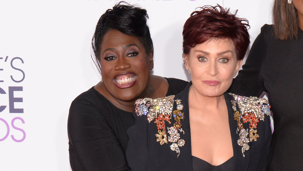 Sheryl Underwood hugs Sharon Osbourne