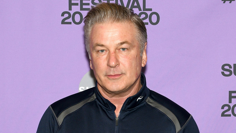 Alec Baldwin in a black jacket