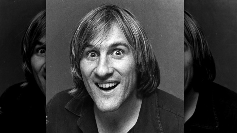 Gerard Depardieu smiling 